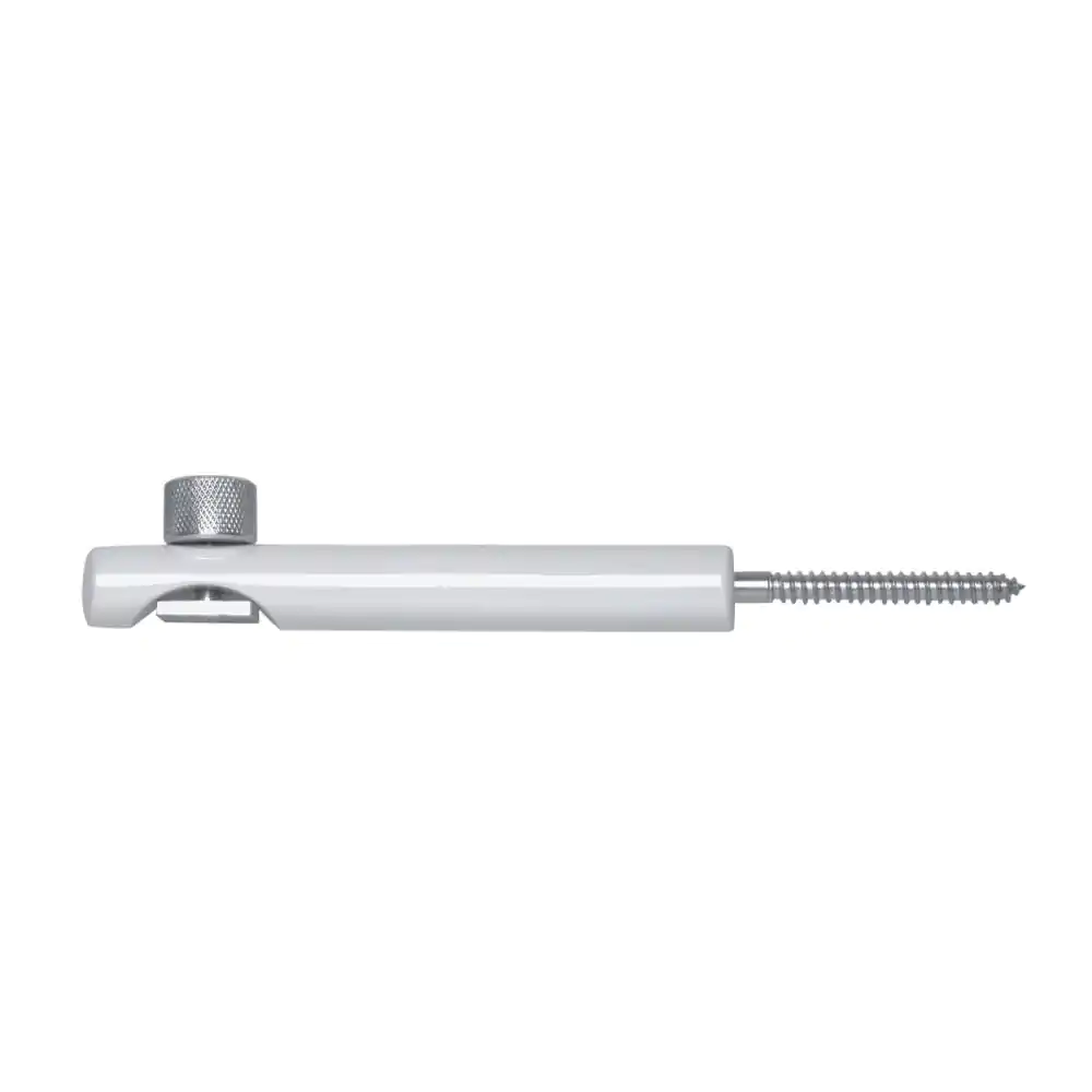 Suporte para Varão de Cortina 2 Cor: Branco Marca: GAZIN Bucha: nº8 Comprimento: 8 cm Tipo: Casal Peso: 50g